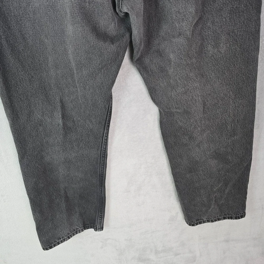 Vintage Levis 505 Regular Fit Jeans Faded Black Denim Straight Leg Mens 32x28